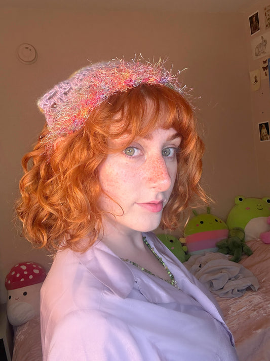 Fuzzy Rainbow Bandana