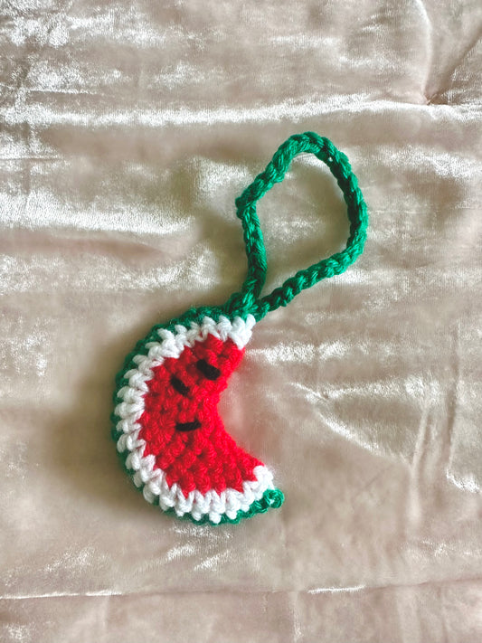 Watermelon bag charm