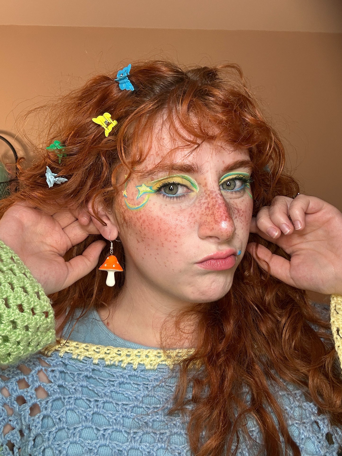 Large Shroom Earrings