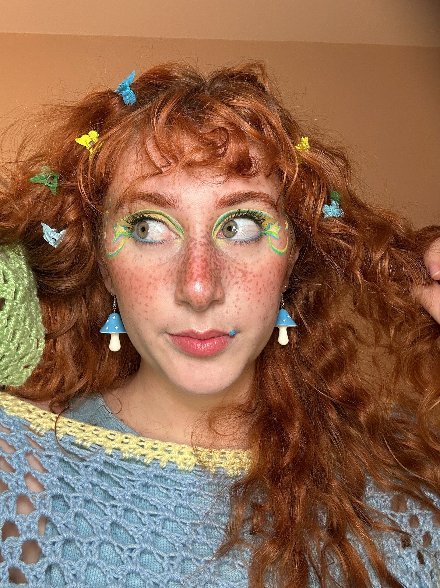 Large Shroom Earrings