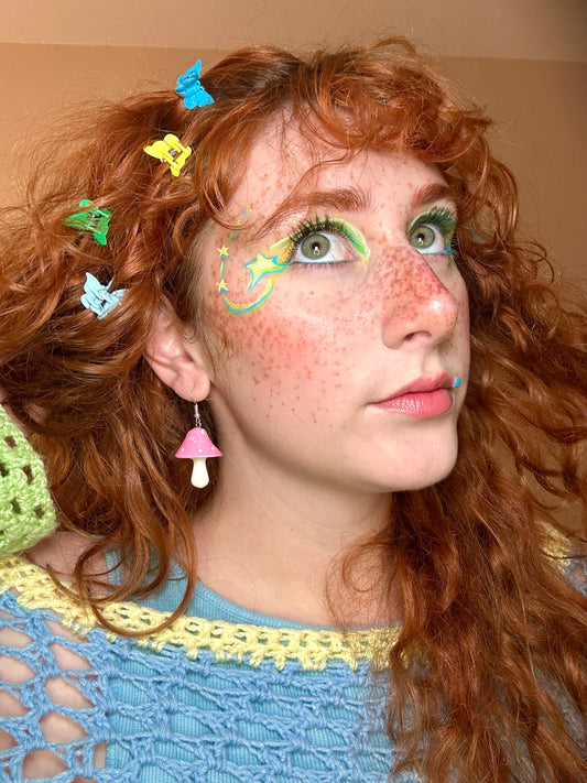 Large Shroom Earrings