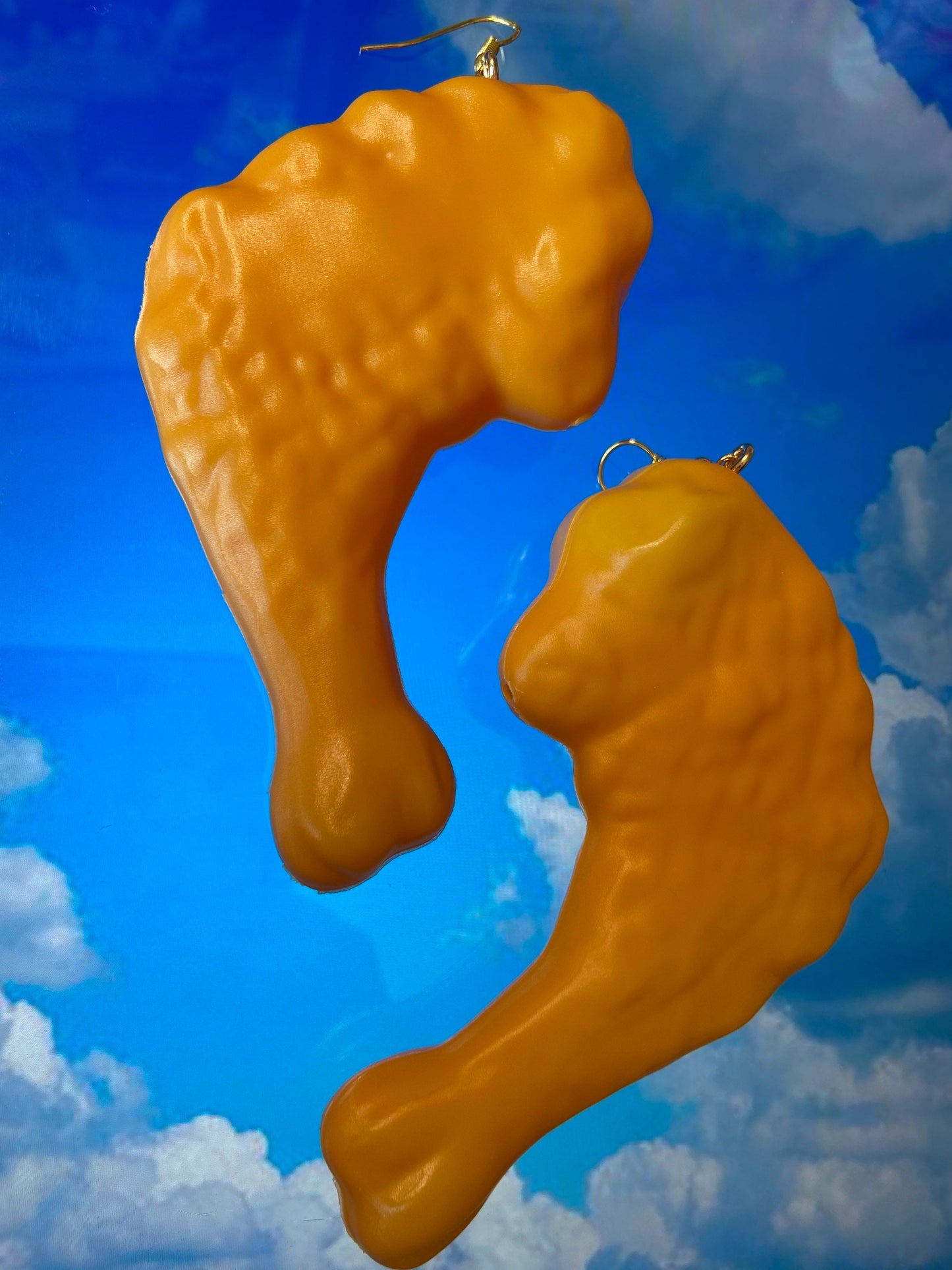 Funky fast food earrings