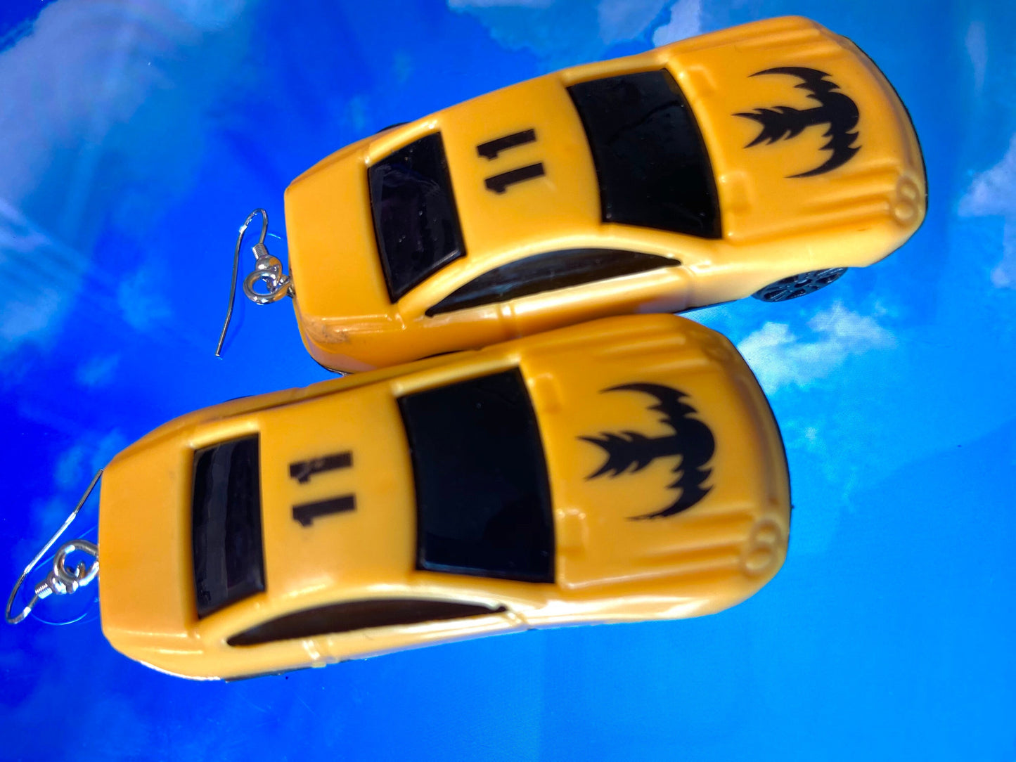 car stim toy novelty earrings