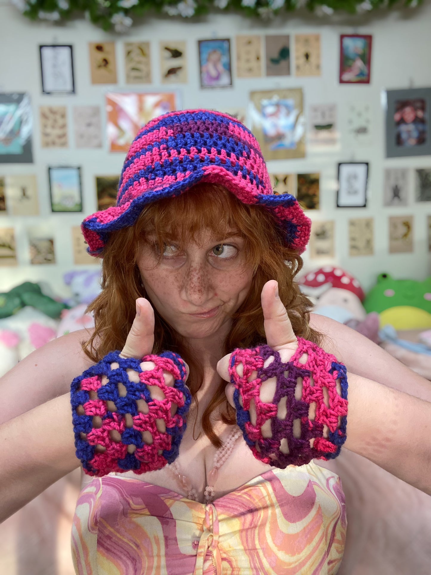 Bi pride bucket hat