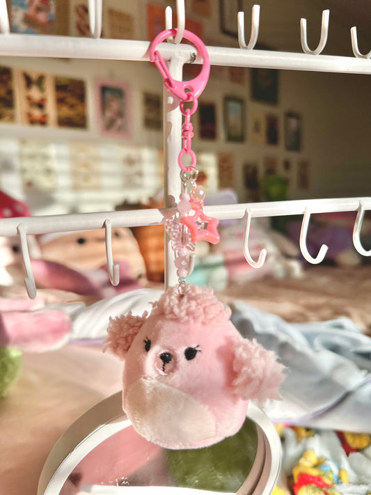 Beaded squishmallow keychains
