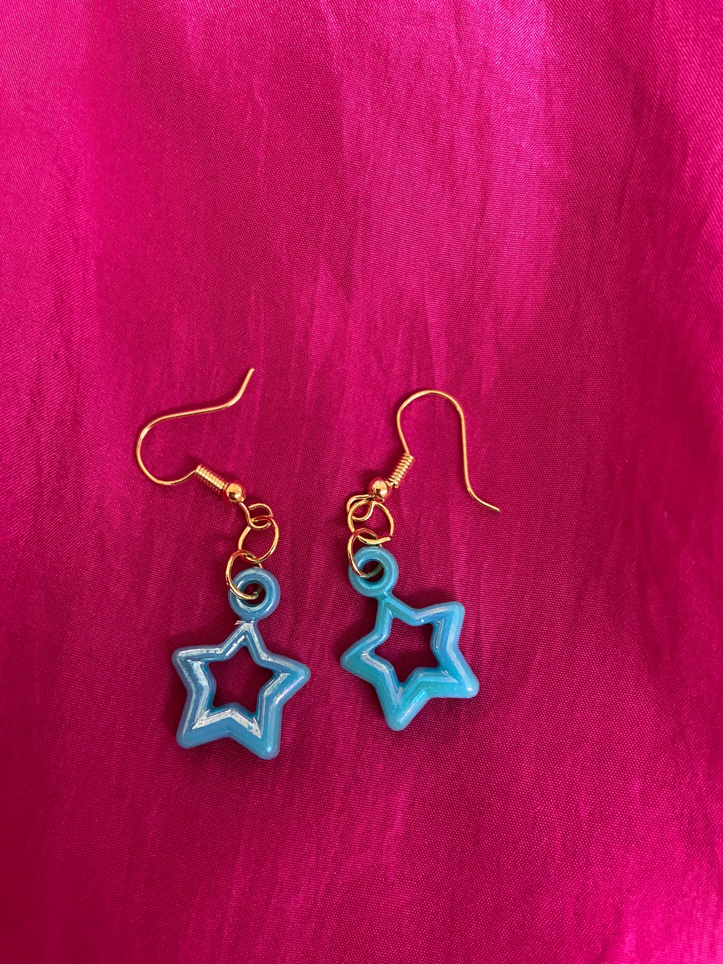 Y2K star earrings