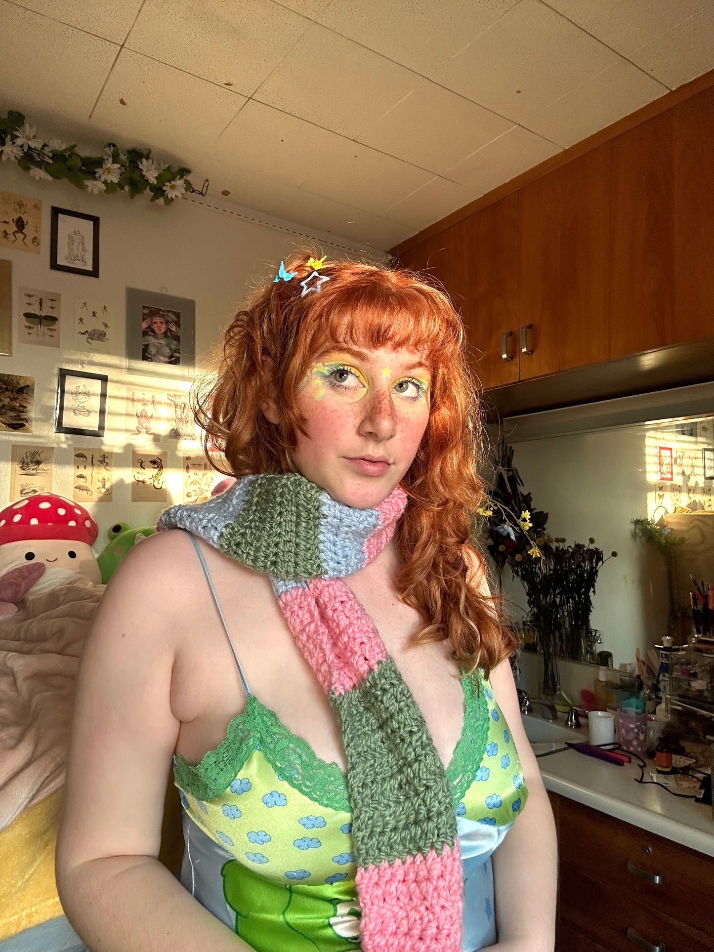 Chunky funky crochet sweater