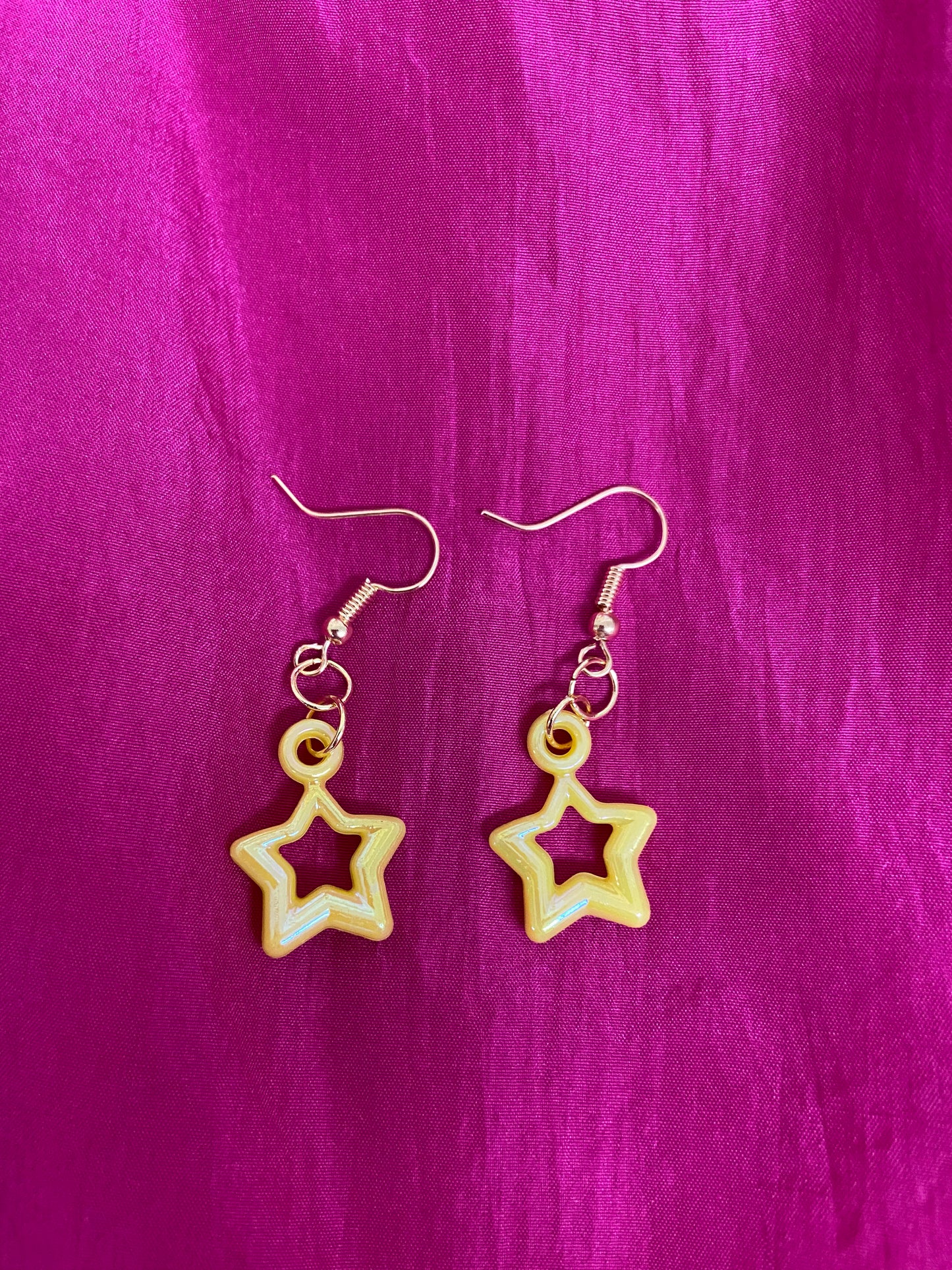 Y2K star earrings
