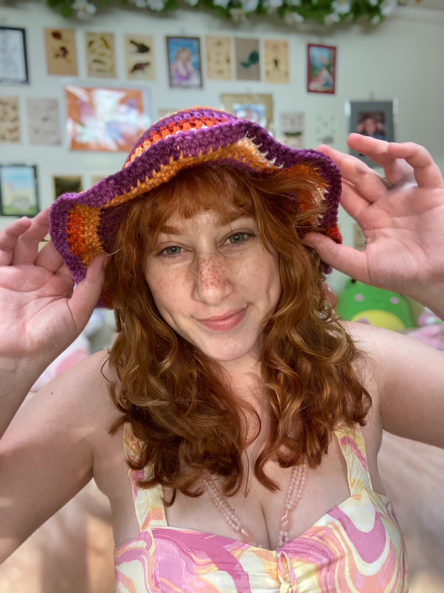 Lesbian pride bucket hat