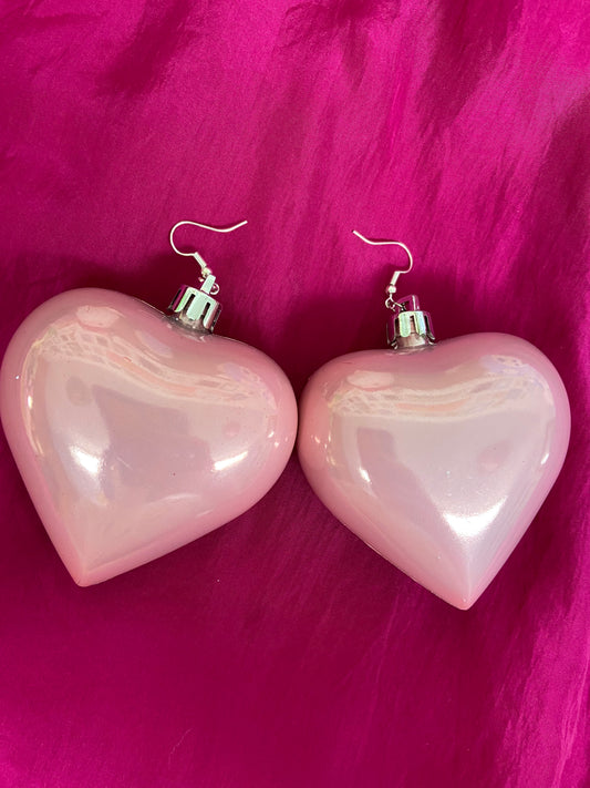 Jumbo heart earrings