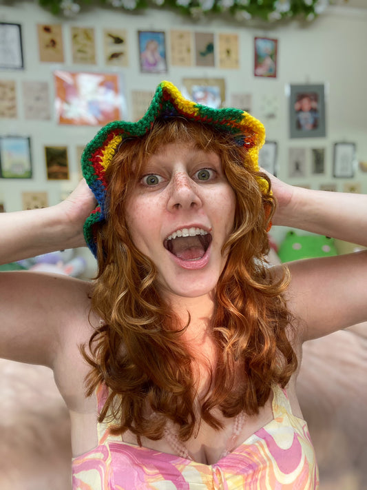 Gay pride bucket hat