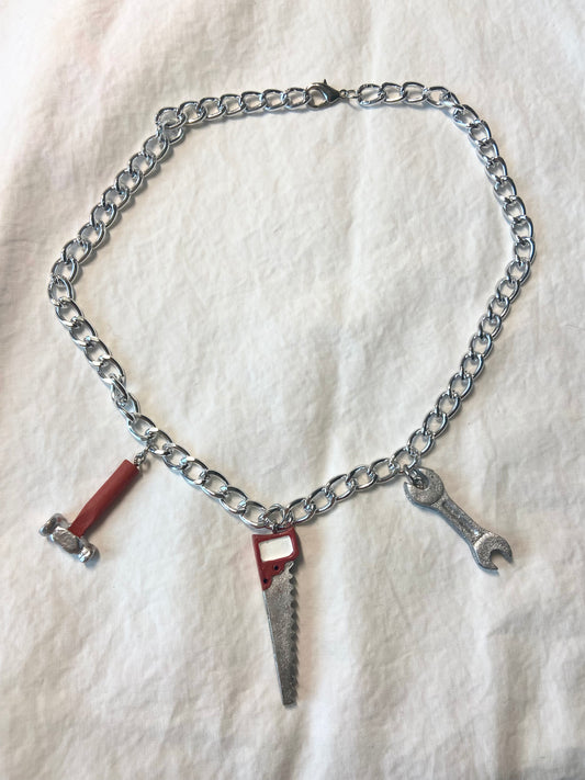 Hardware chain necklace chain necklace in multiple styles