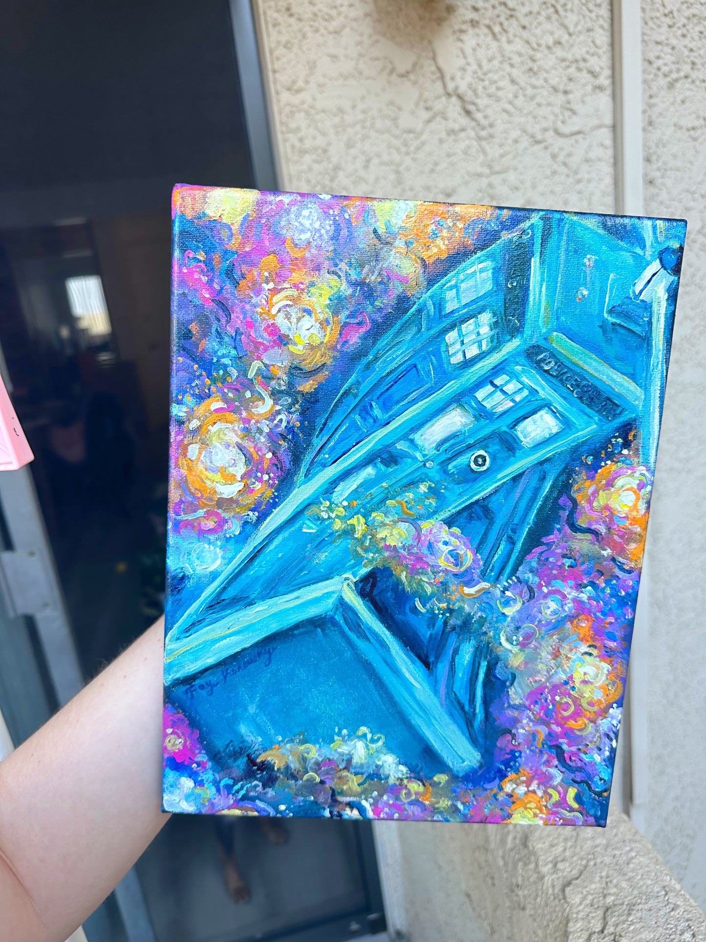 Twisted Tardis Painting