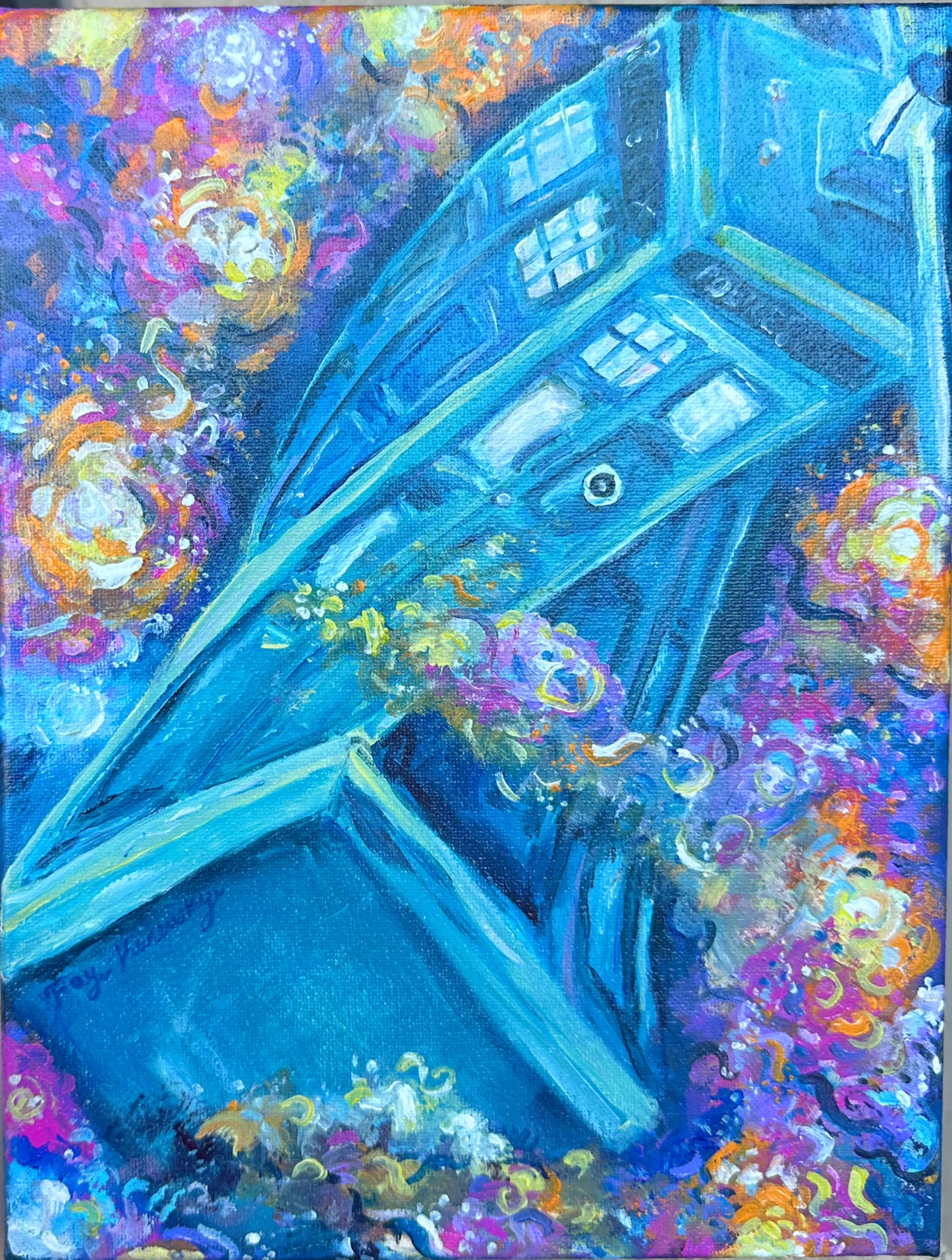 Twisted Tardis Painting