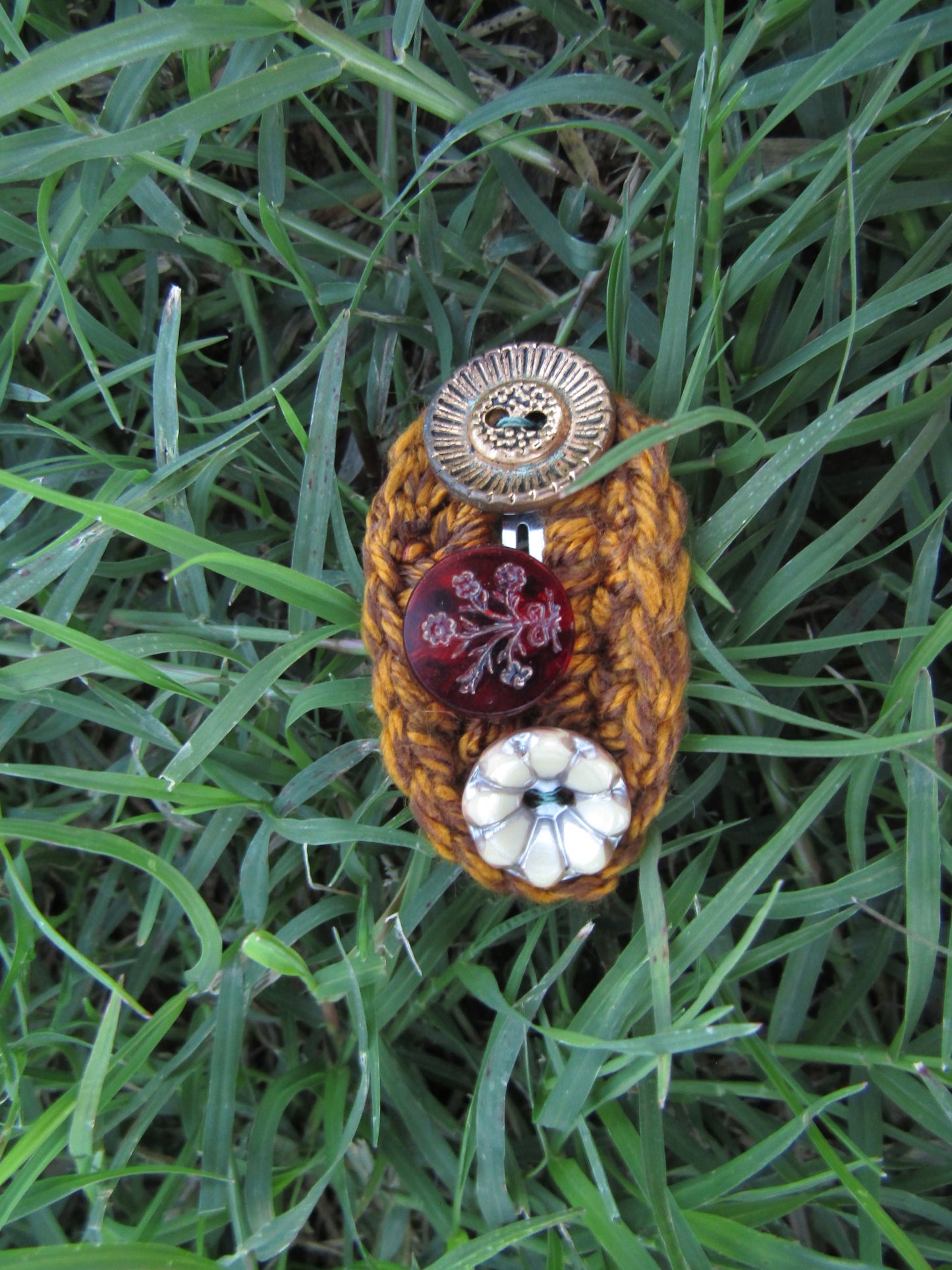 Whimsical Button Hairclips