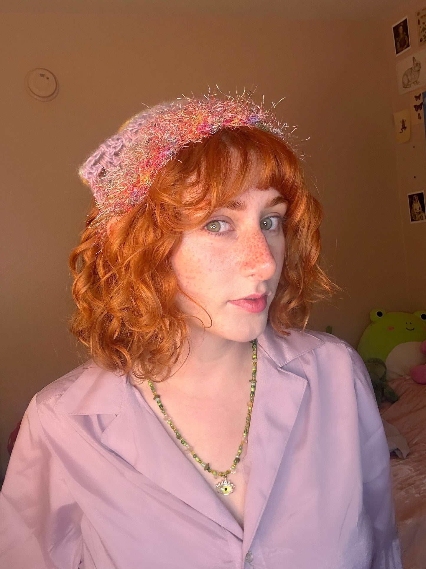Fuzzy Rainbow Bandana