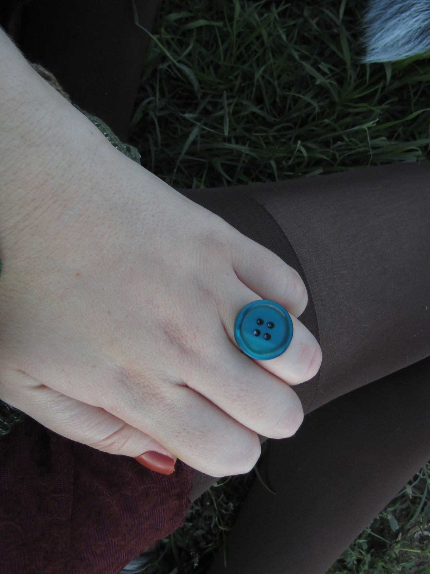 Whimsical Button Rings