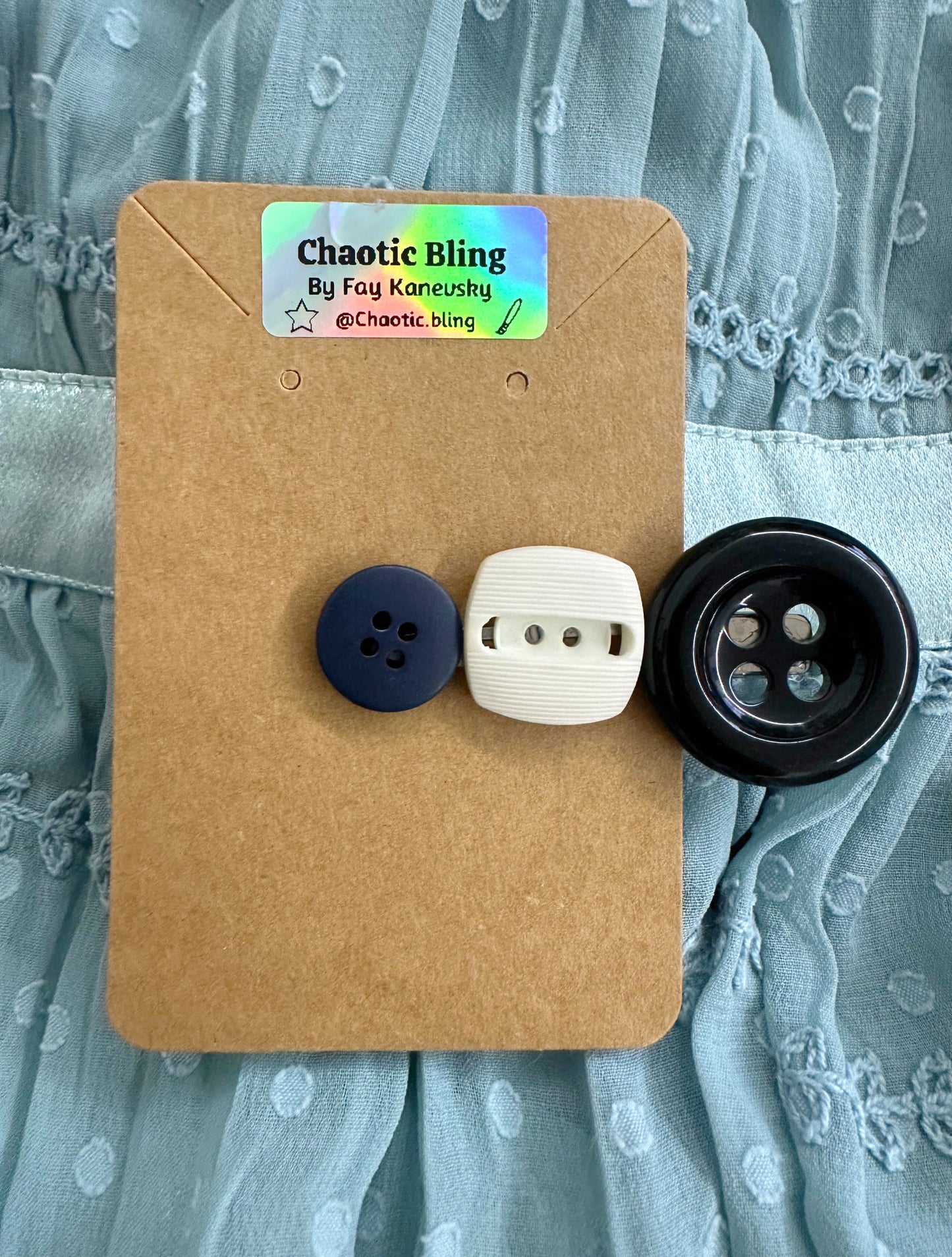 Single Doctor Who Inspired Button Hair Clips
