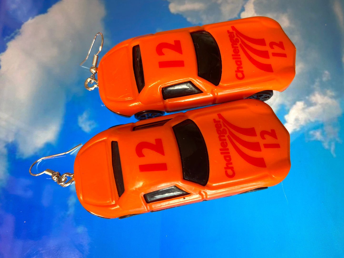 car stim toy novelty earrings