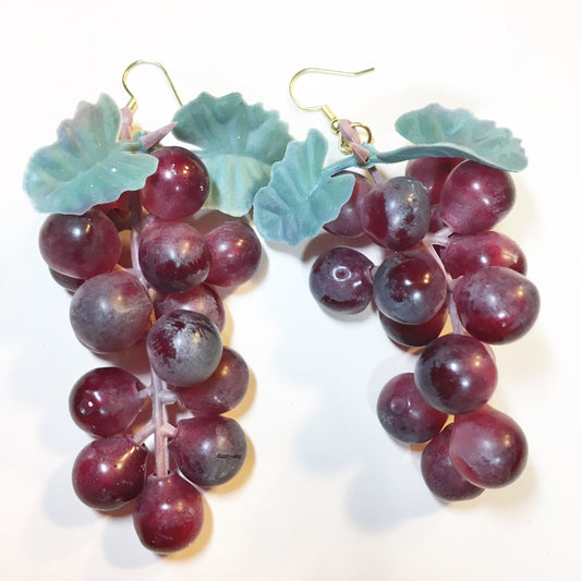 Grape earrings