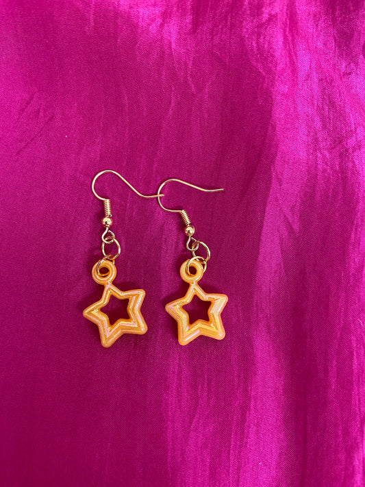 Y2K star earrings