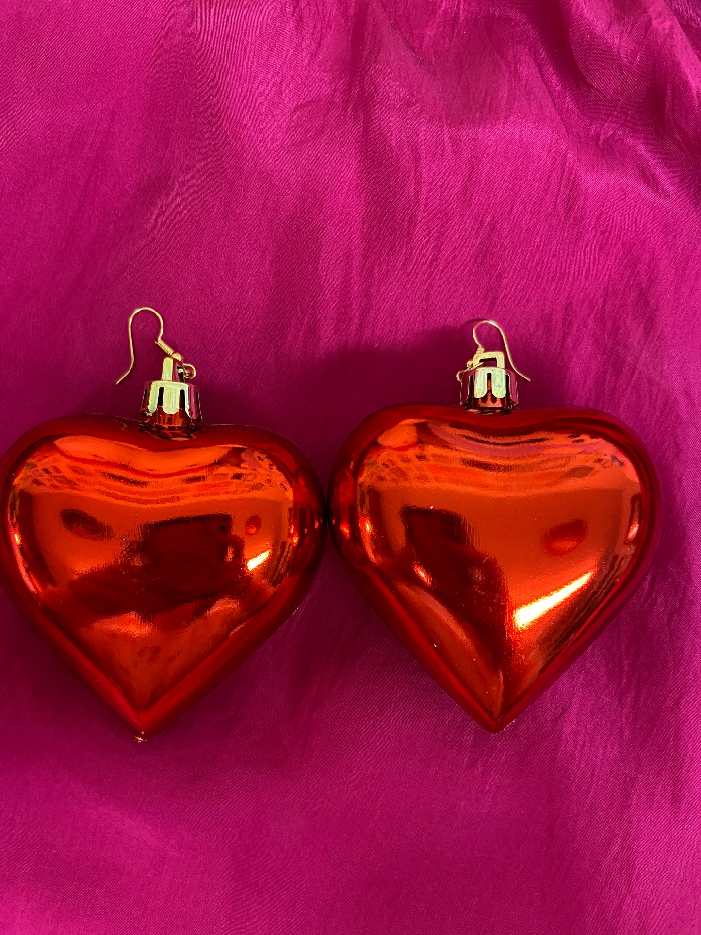 Jumbo heart earrings