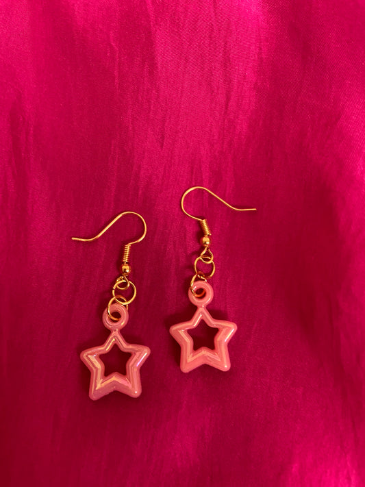 Y2K star earrings